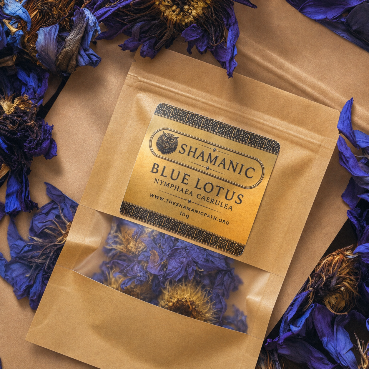1 Pack of Blue Lotus Flowers